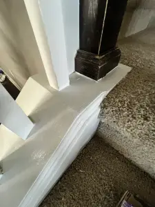 Stair Base Rail Repair in Parker