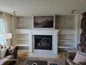 Fireplace and Hearth Tile Redesign in Castle Rock