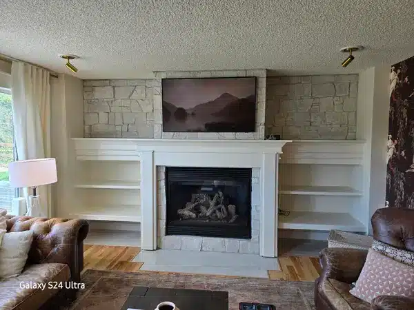 Fireplace and Hearth Tile Redesign in Castle Rock
