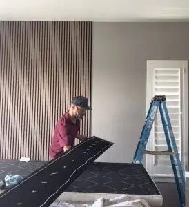 Acoustic Slat Wall Installation in Parker