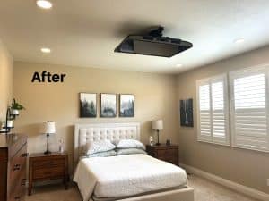 Ceiling TV Mount Installation in Castle Rock