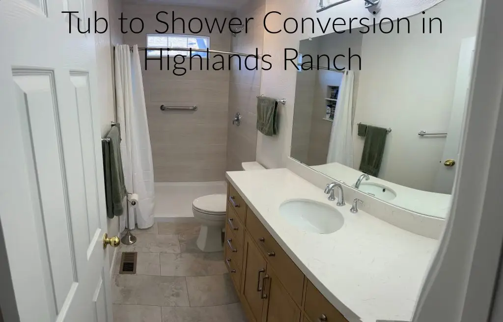 Tub to Shower Conversion in Highlands Ranch Tub to Shower Conversion in Highlands Ranch