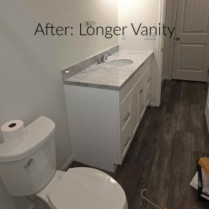 Bathroom Vanity Installation in Castle Rock