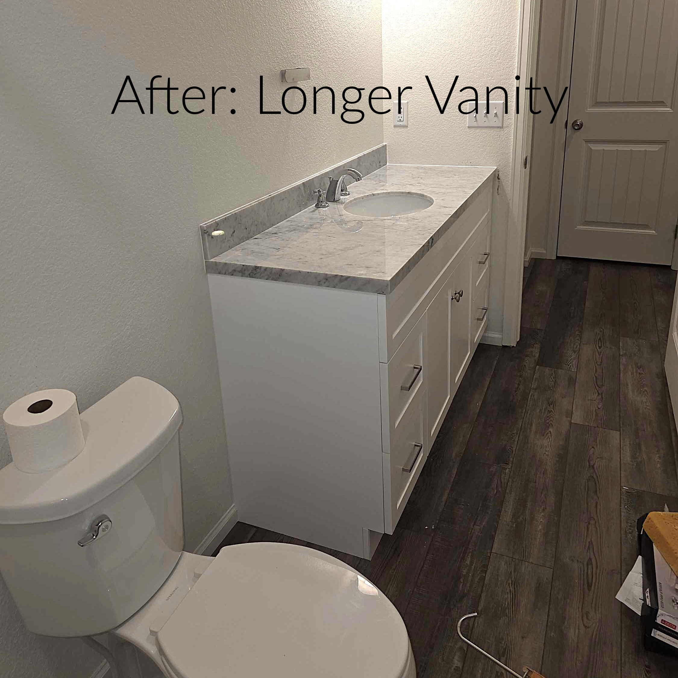 Recent Enhancements Bathroom Vanity Installation in Castle Rock